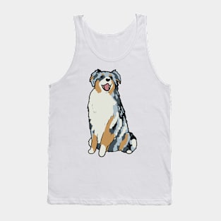 australian shepherd illustration Tank Top